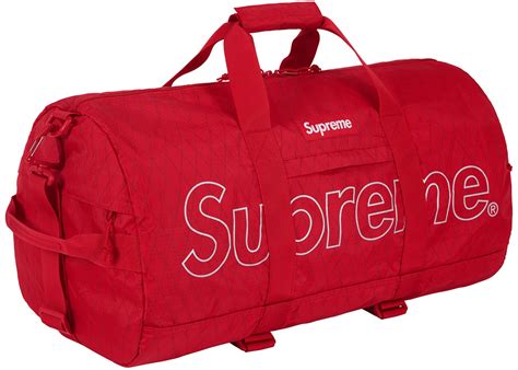 supreme red duffle bag|supreme crossbody bag men's.